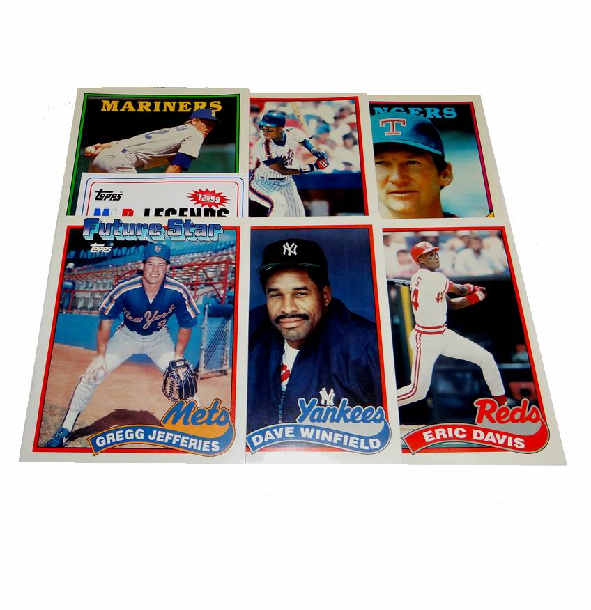 Buy 6 Pack Assorted Topps MLB Baseball Legends Dual Pocket Folders