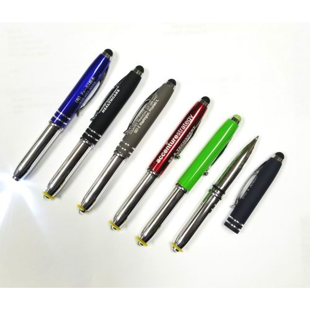 Buy Misprint Classic Sky Light Stylus Metal Pen with LED Flashlight