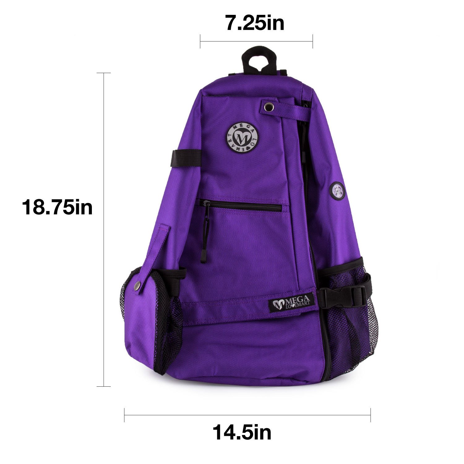 Buy MEGALOVEMART Crossbody Sling Yoga Backpack Good for Gym, Beach ...