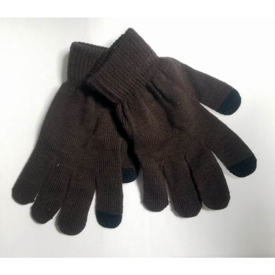 Buy Thermo Wear Insulated 2Finger Touch Sensitive Gloves Brown One