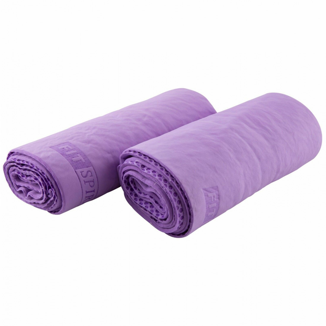 Buy PURPLE Set of 2 Absorbent Snap Cooling Towels Cheap H&J
