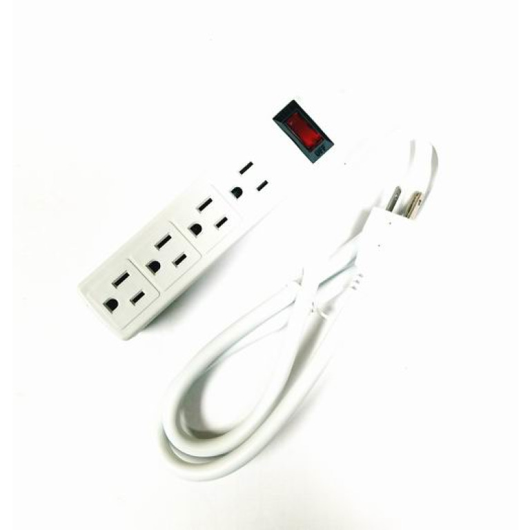 Buy Surge Protector Power Strip (4Socket) 3FT Extension Cord Wall