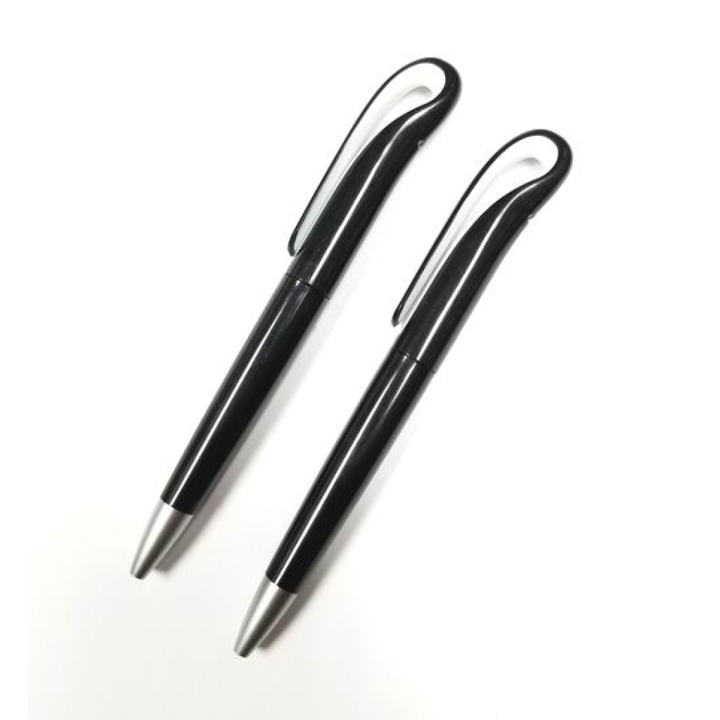 Buy Big Hook Style Retractable Pen Black Barrel Cheap H&J