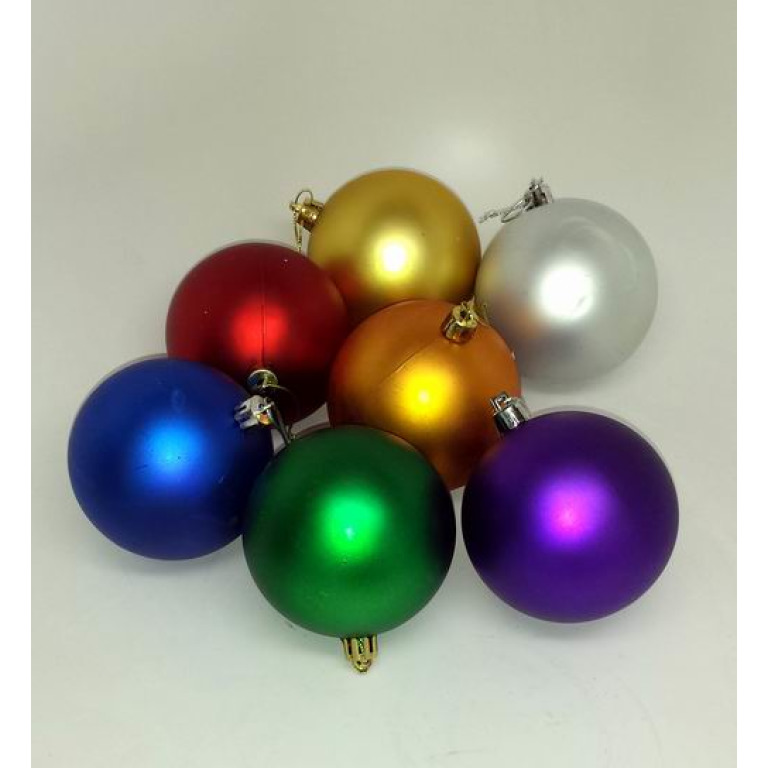 Buy Bulk Assorted Color Shatter Resistant Christmas Ornaments Minor Blemishes Cheap H&J