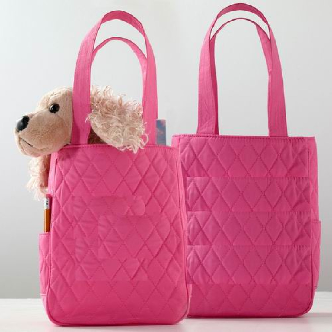 Buy Mini Pink Quilted Tote Bag Cheap | H&J Liquidators and Closeouts, Inc
