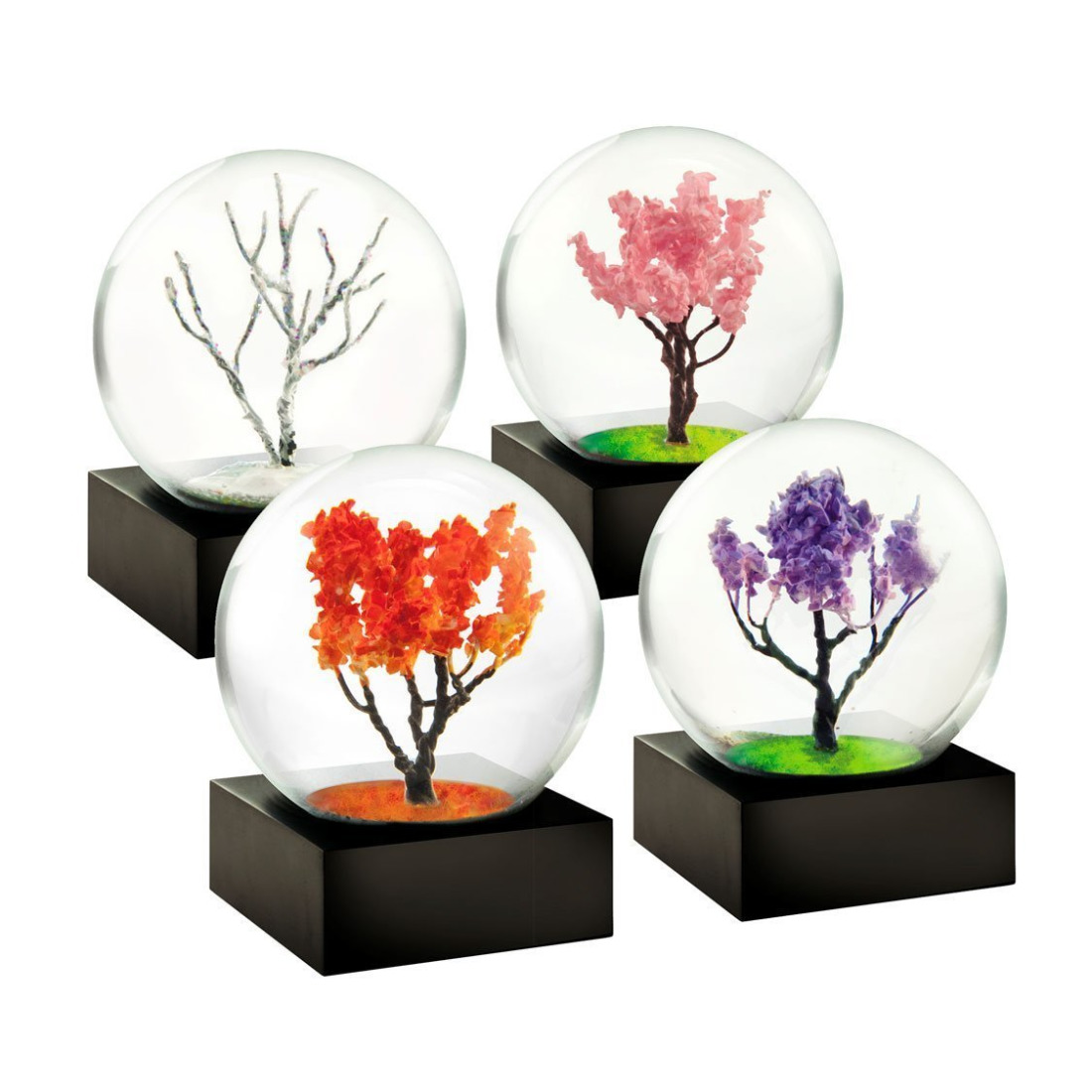 Buy Set of 4 Seasons Mini Set Snow Globes by CoolSnowGlobes Cheap H