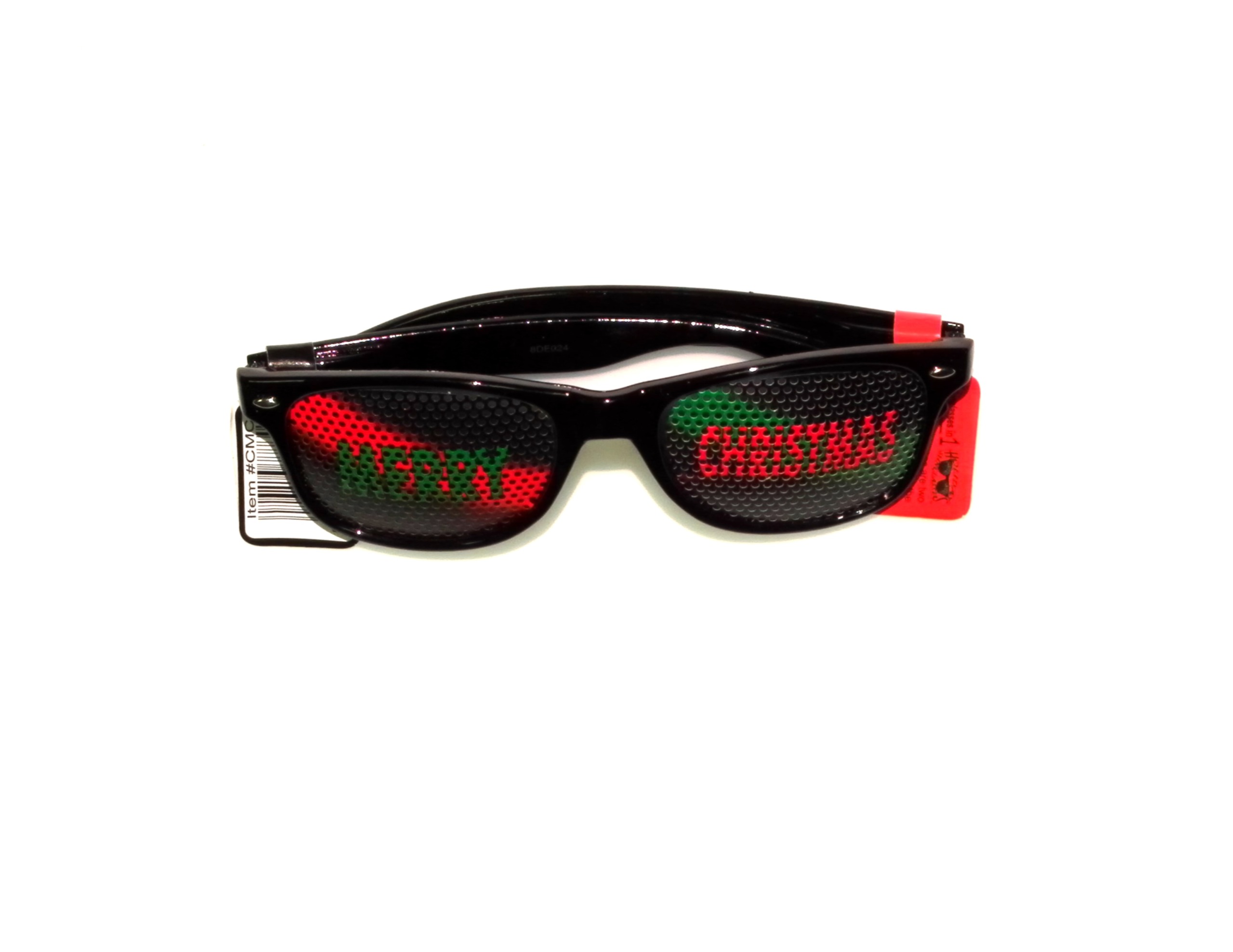 Buy Novelty Holiday &quot;Merry Christmas&quot; Graphic Sunglasses Cheap | H&amp;J