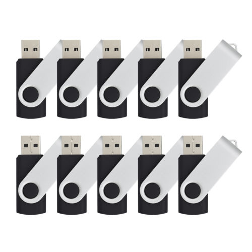 Buy 4 GB USB Flash Drive Memory Sticks Thumb Pendrives Silver/Black Cheap H&J Liquidators