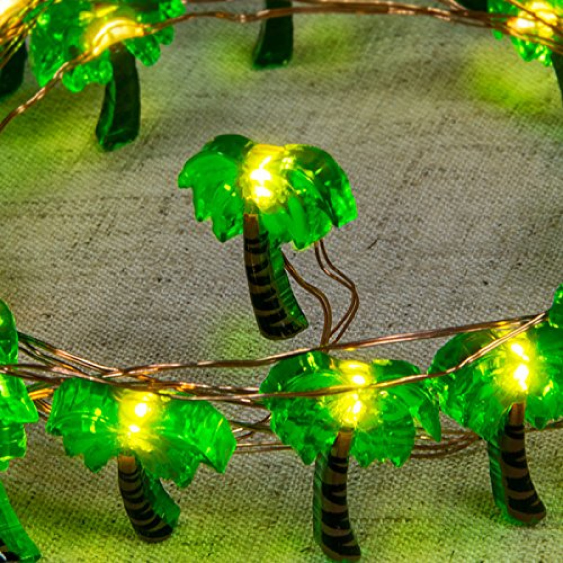Buy Light Idea 25ct Battery Operated Palm Tree String Light Item