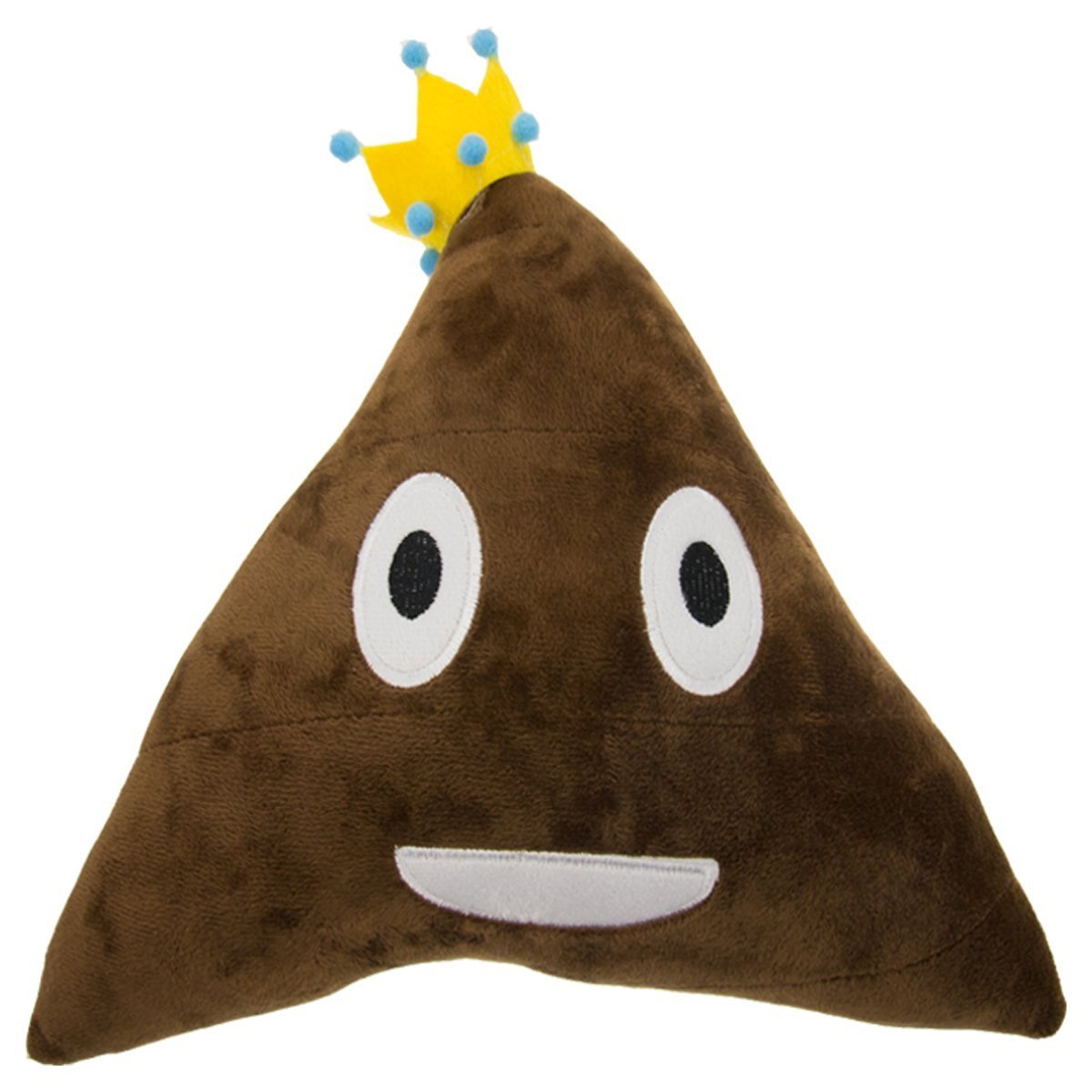 Buy Emoji Princess Poop Plush Pillow, Brown Cheap H&J Liquidators and