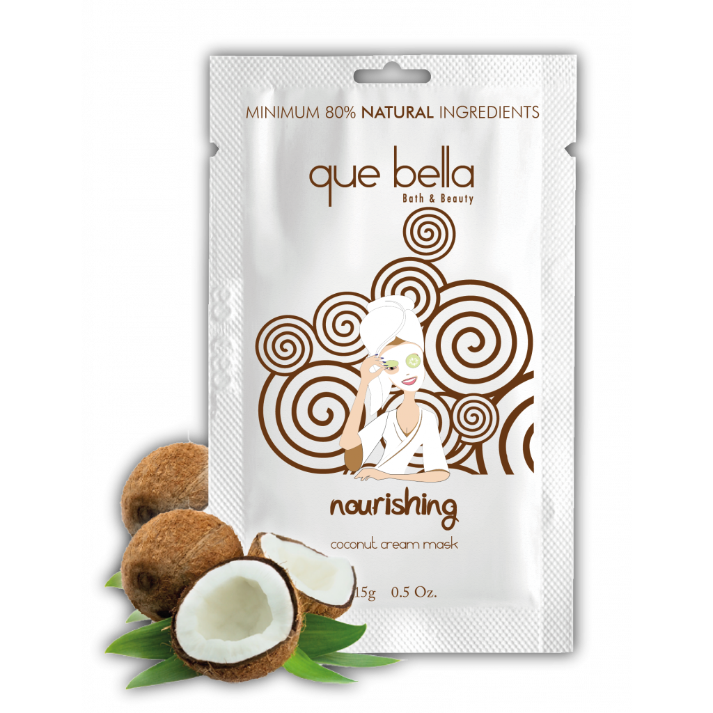 Buy Que Bella Nourishing Coconut Cream Face Mask .5oz Cheap H&J