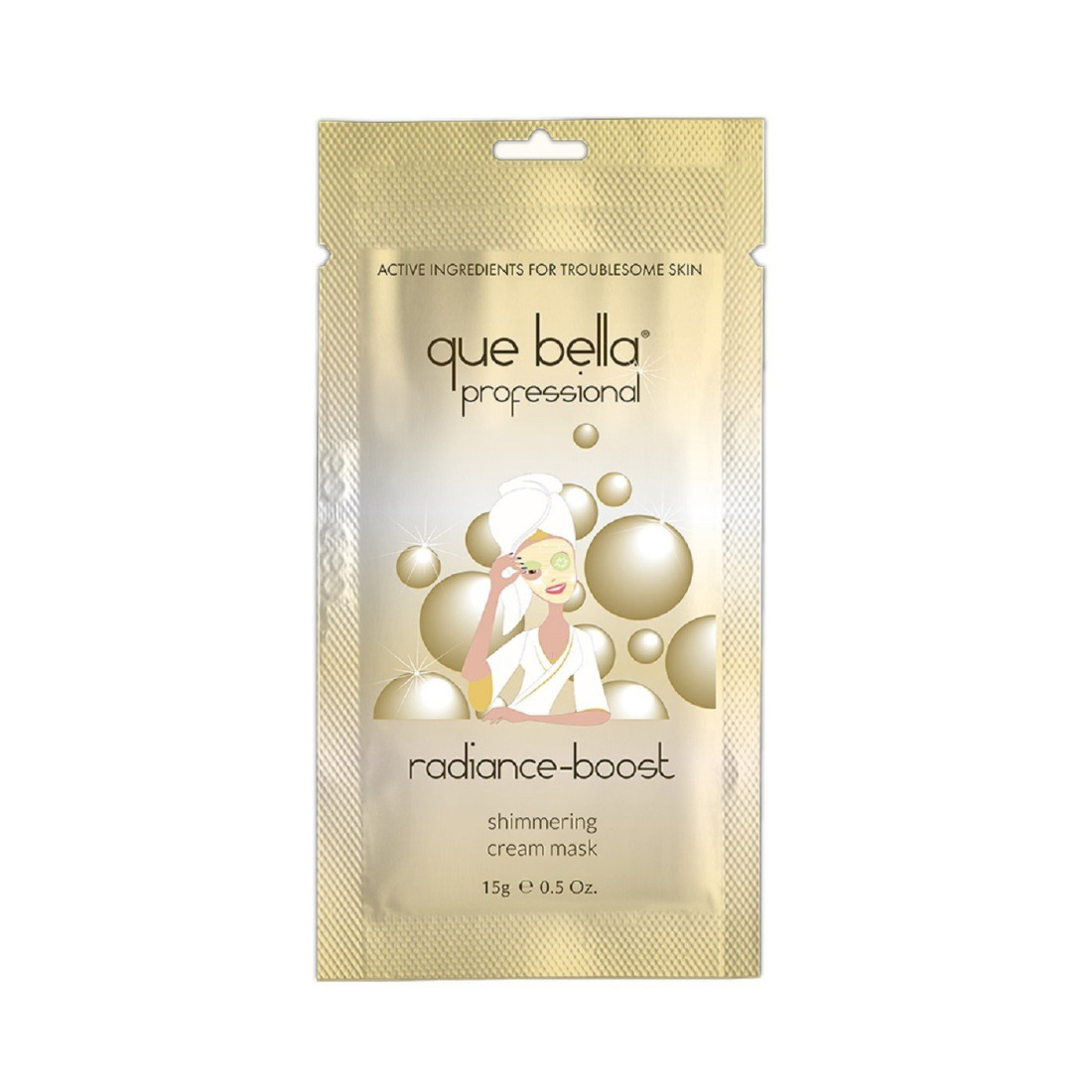 Buy Que Bella PRO Radiance Boost Shimmering Cream Mask 0.5oz Cheap H