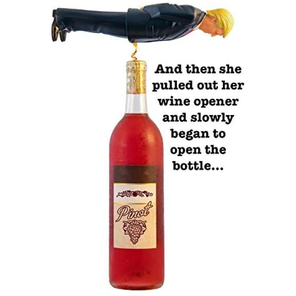 Buy Donald Trump Corkscrew Novelty Wine Bottle Opener Cheap H&J