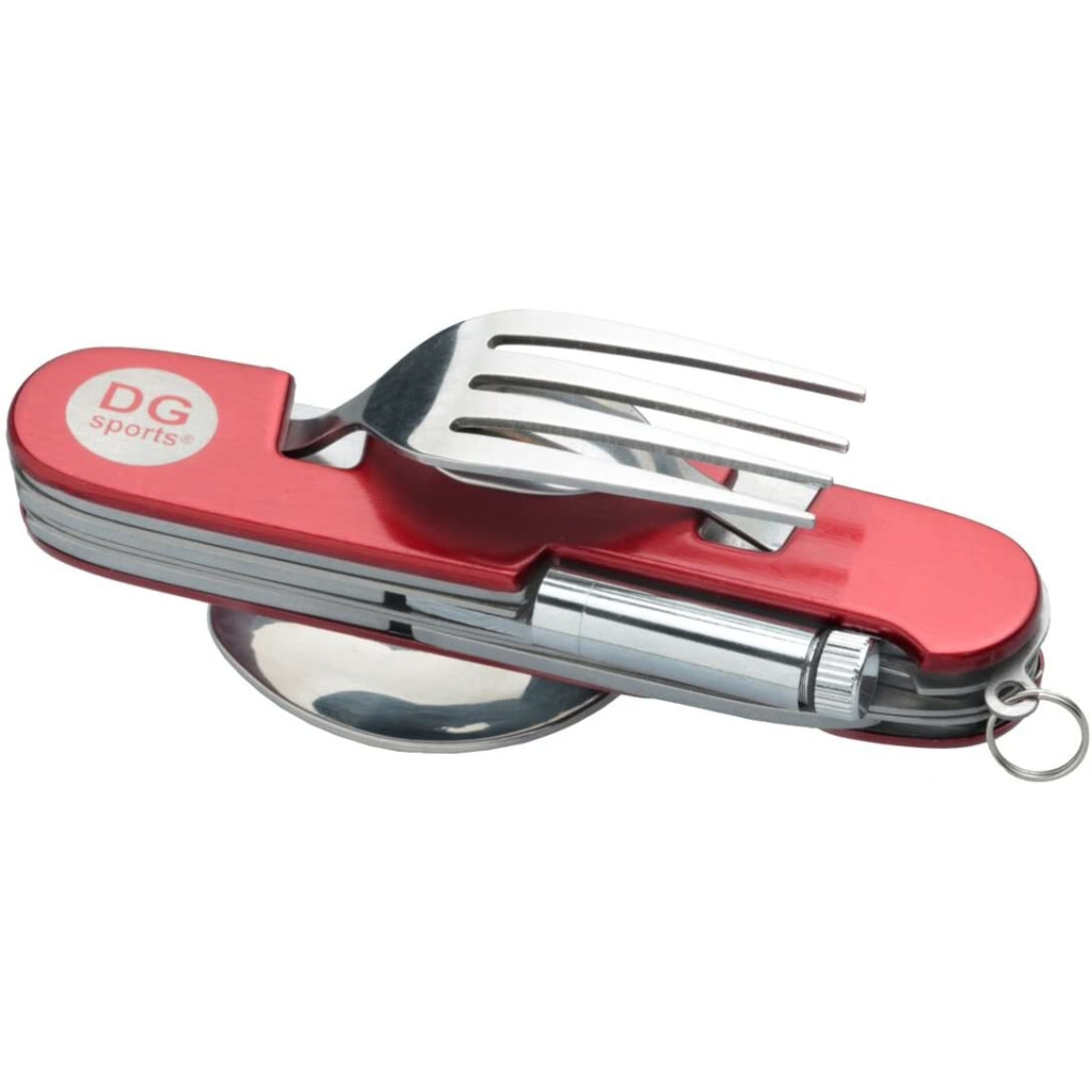 Buy DG SPORTS Outdoor Foldable 7 in 1 Utensil/Knife Set Stainless Steel