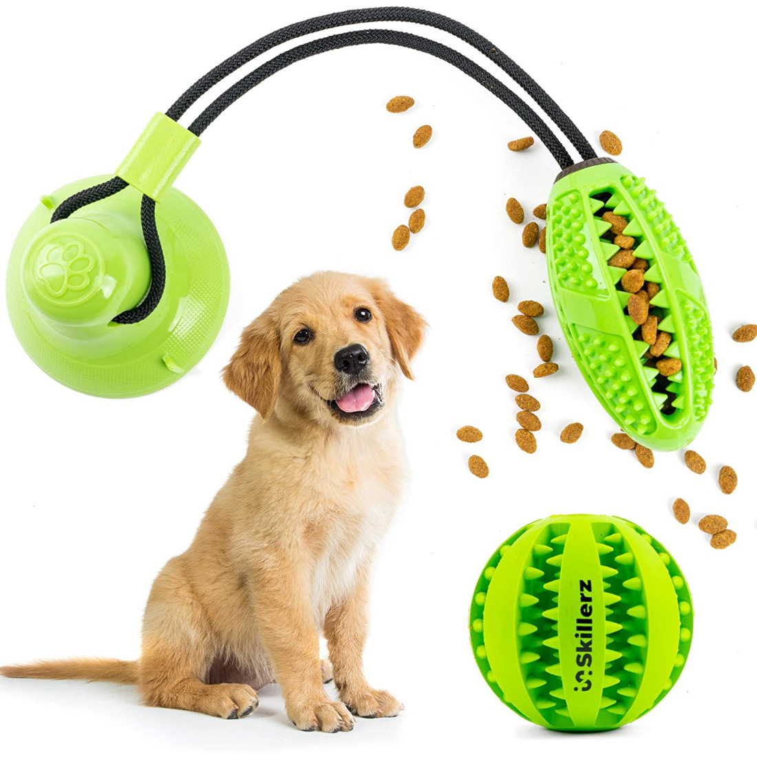 Buy Suction Cup Dog Food Dispensing Toy Chew Ball Cheap H&J Liquidators and Closeouts, Inc