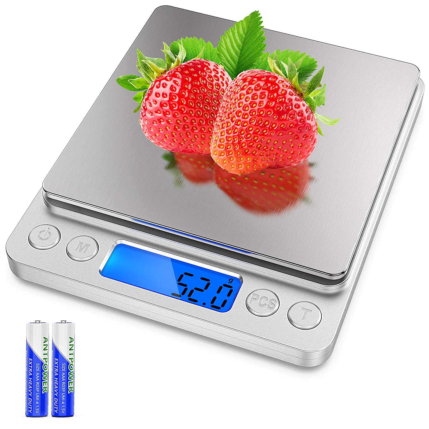 Powlaken – Mini Digital Kitchen Scale, Multifunction Scale Measures in ...