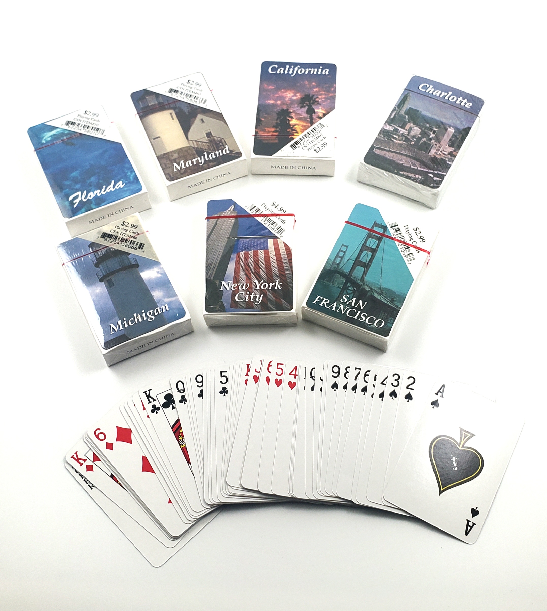 Great USA Tourist Location Decks of Playing Cards – Item #5462 – H&J ...